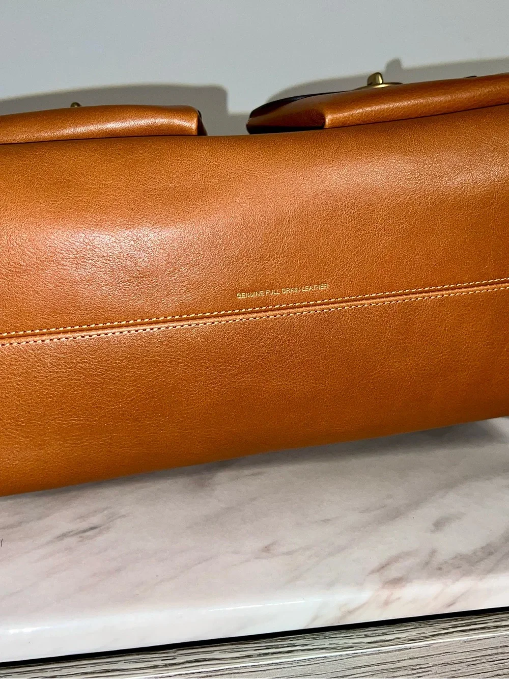 NWOT COACH AMBER BROWN HAVERSACK